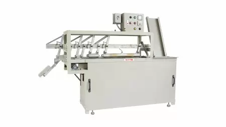 Bobbin Yarn Cutter - The machine can cut waste yarn in bobbins automatically.